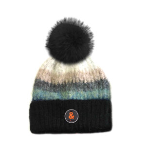 GORRO FRANJAS NEGRO