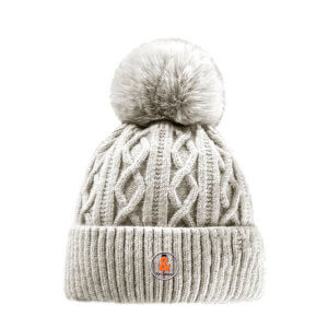 GORRO POMPON BLANCO