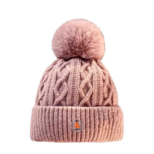 GORRO POMPON ROSA
