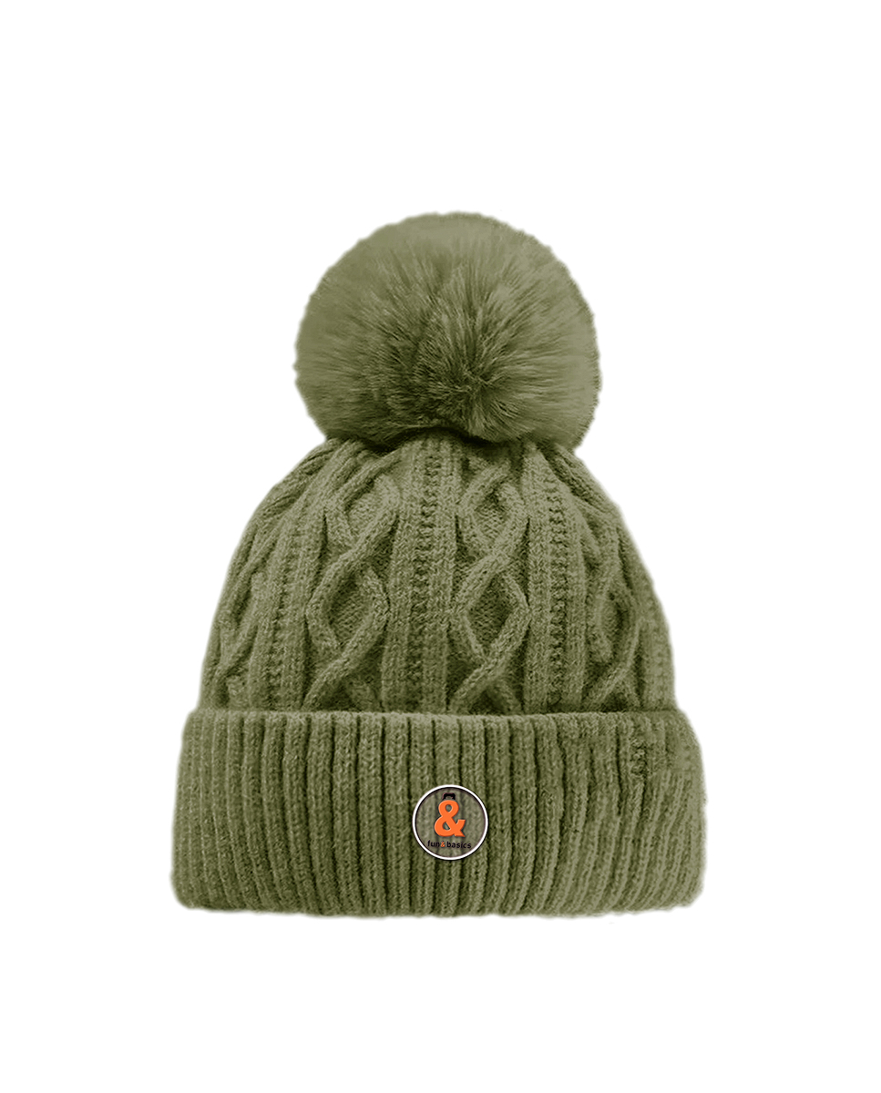 GORRO POMPON VERDE