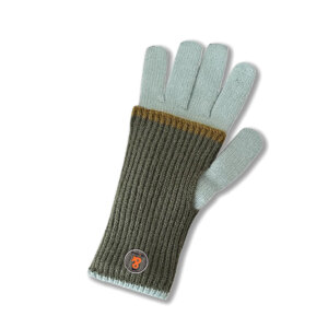 GUANTE COMBINADO GRIS Y AZUL