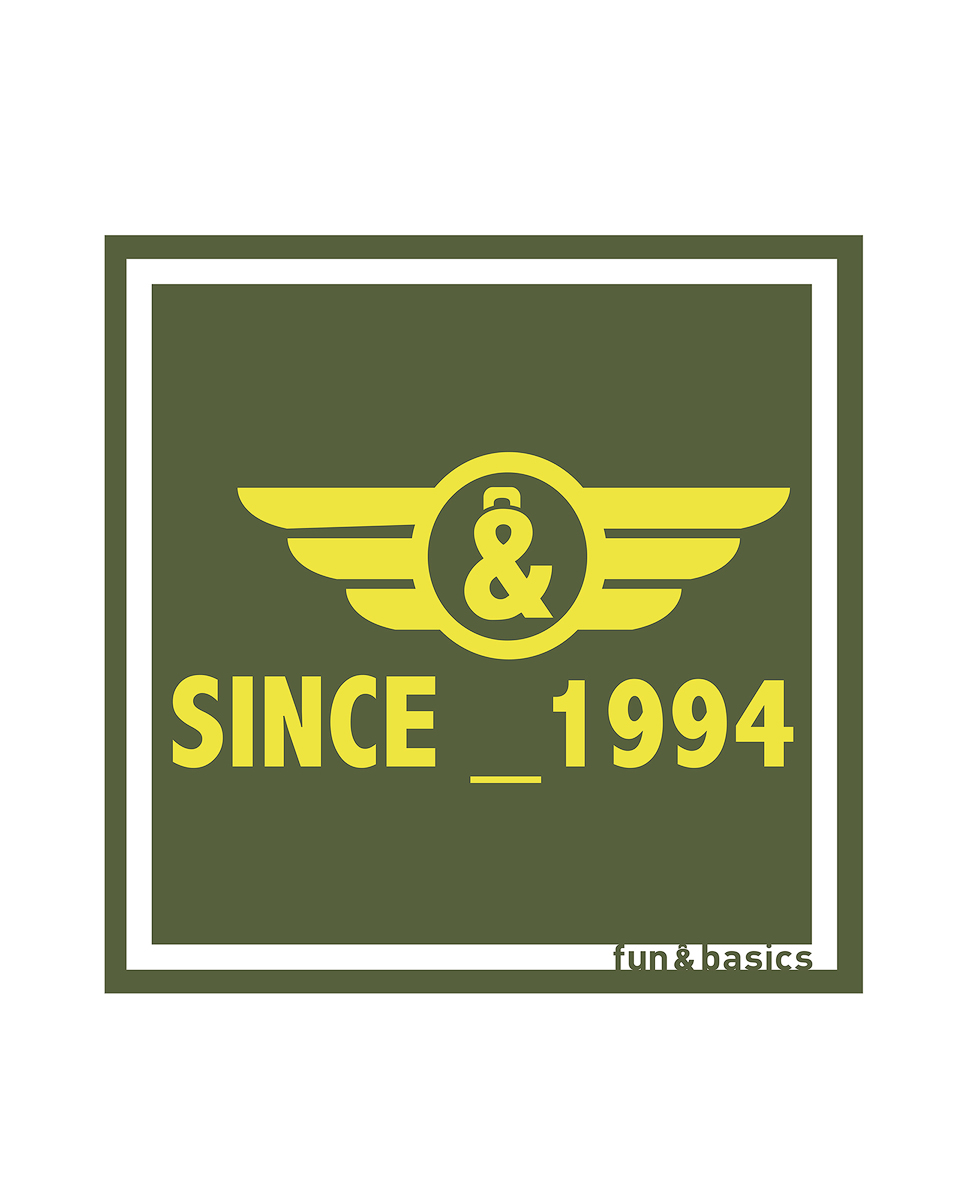 PAÑUELO FUN&BASICS SINCE 1994 VERDE