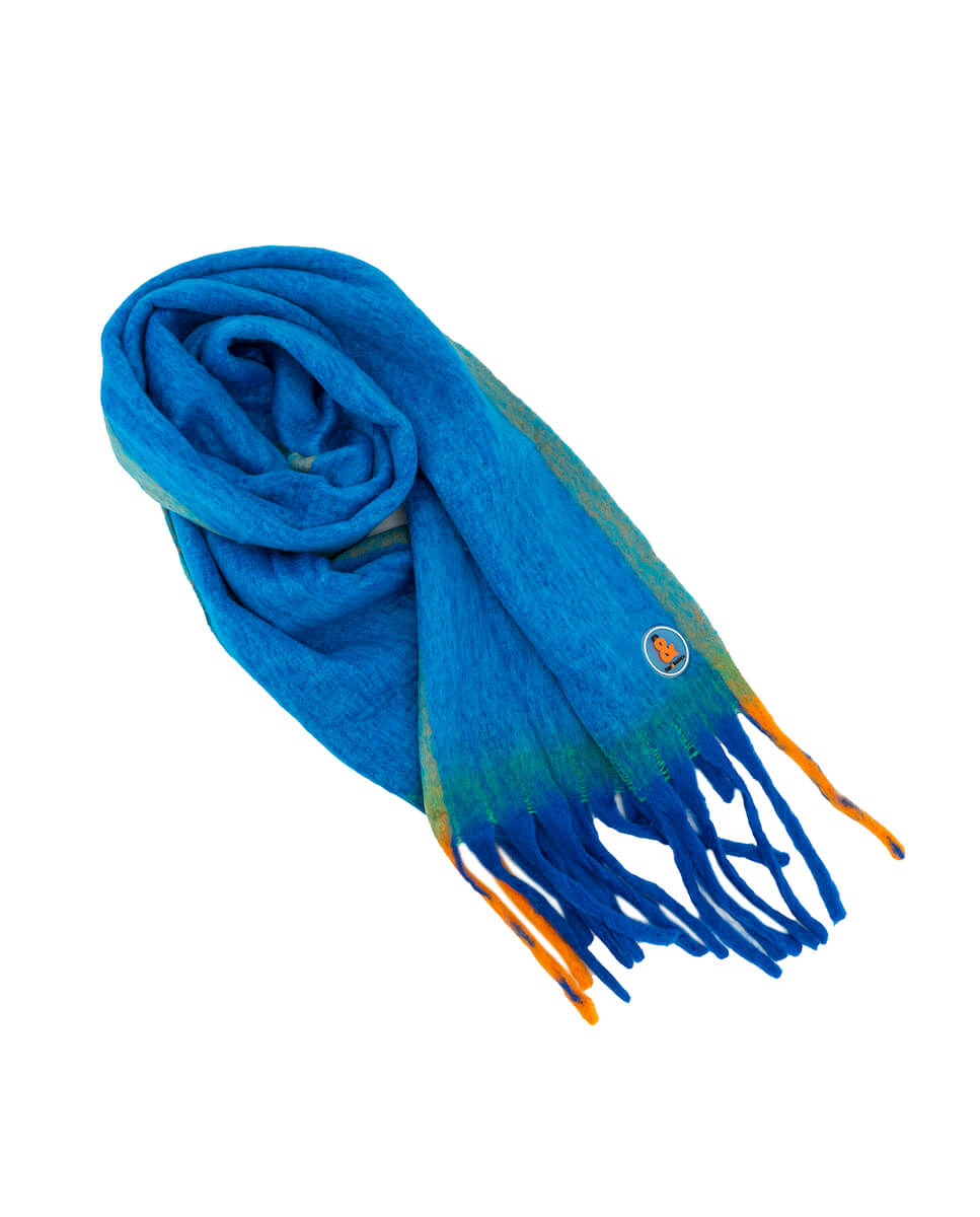 BUFANDA FLECOS AZUL - Imagen 2