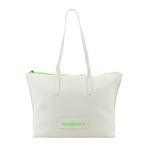 BOLSO DE HOMBRO BLANCO - FUN&BASICS