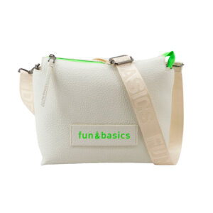 BOLSO BANDOLERA BLANCO - FUN&BASICS