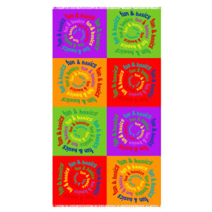 FOULARD ESPIRAL ROJO - FUN&BASICS