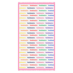 FOULARD RECTANGULAR ROSA - FUN&BASICS
