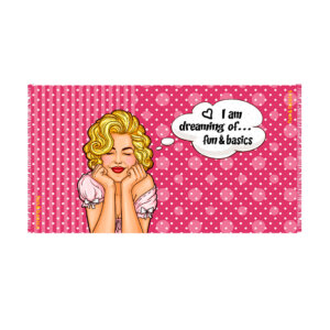 FOULARD RETRO ROSA - FUN&BASICS