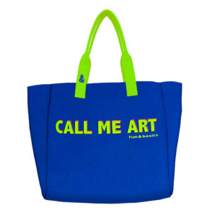 BOLSO DE PLAYA AZUL - FUN&BASICS