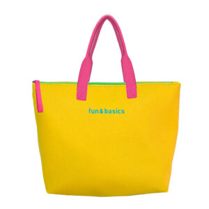 BOLSO DE PLAYA AMARILLO - FUN&BASICS