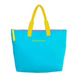 BOLSO DE PLAYA AZUL - FUN&BASICS
