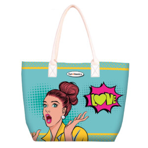 BOLSO DE PLAYA RETRO - FUN&BASICS