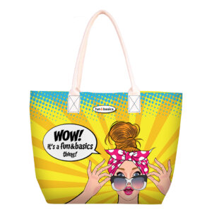 BOLSO DE PLAYA RETRO - FUN&BASICS