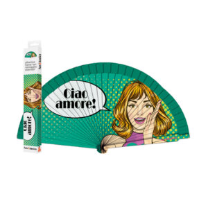 ABANICO RETRO VERDE - FUN&BASICS