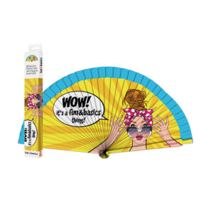 ABANICO RETRO AMARILLO - FUN&BASICS