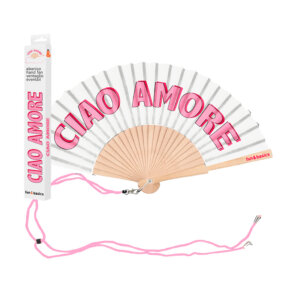 ABANICO MENSAJE BLANCO - FUN&BASICS