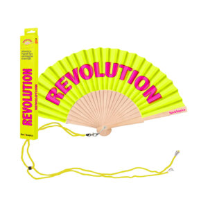 ABANICO MENSAJE AMARILLO - FUN&BASICS