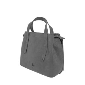 Bolso de hombro y bandolera gris