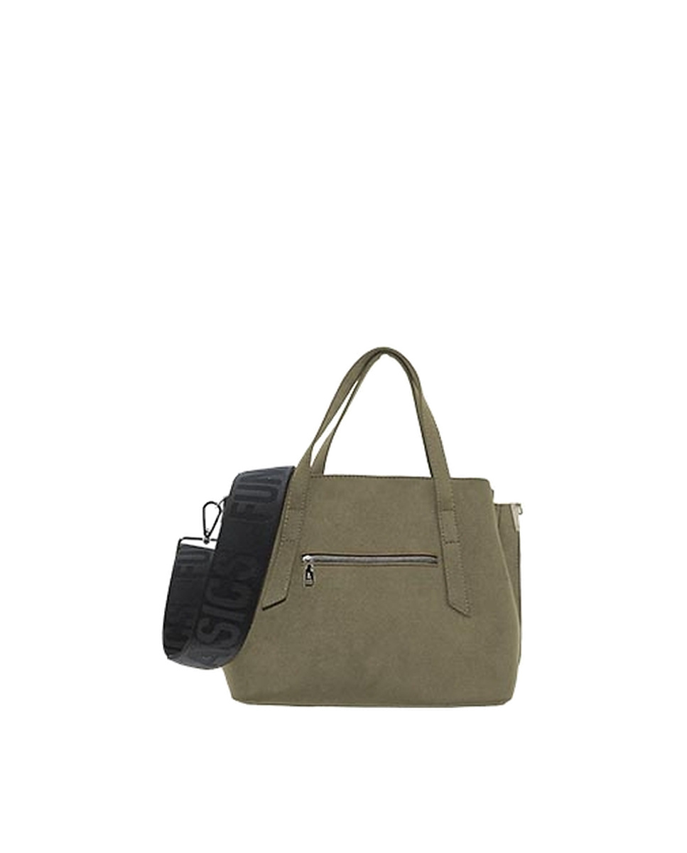 Bolso de hombro y bandolera verde - Imagen 2