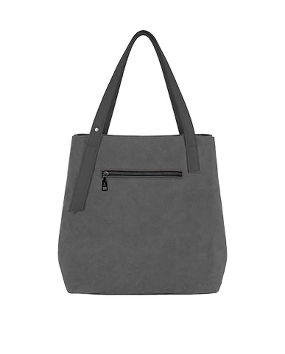 Bolso de hombro gris - Imagen 2