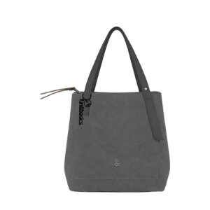Bolso de hombro gris