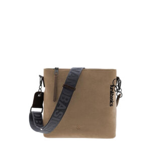 Bolso bandolera topo