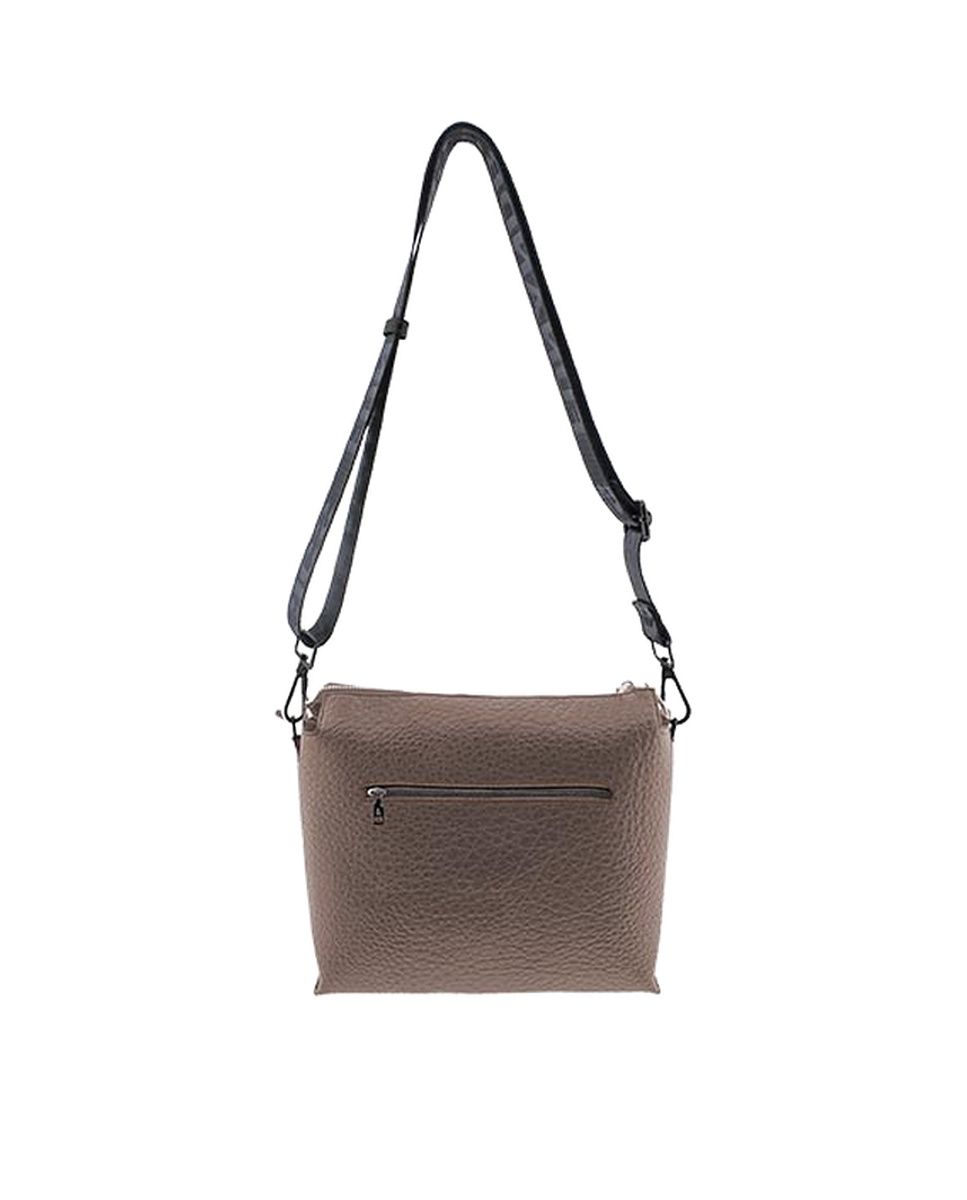 Bolso bandolera topo con logotipo - Imagen 2
