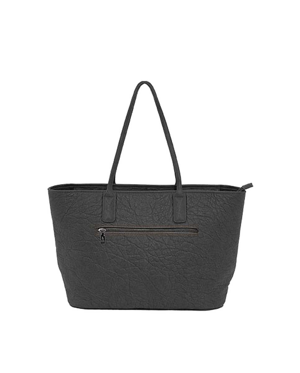 Bolso de hombro negro con logotipo - Imagen 2